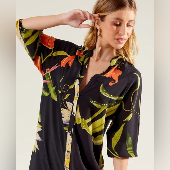 Zinzane maxi Chemise Estampado - Picture 3 of 7